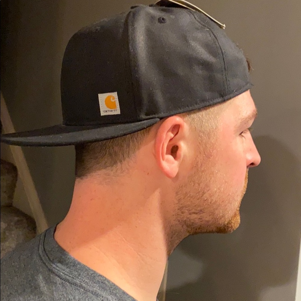 carhartt flat brim snap back hat